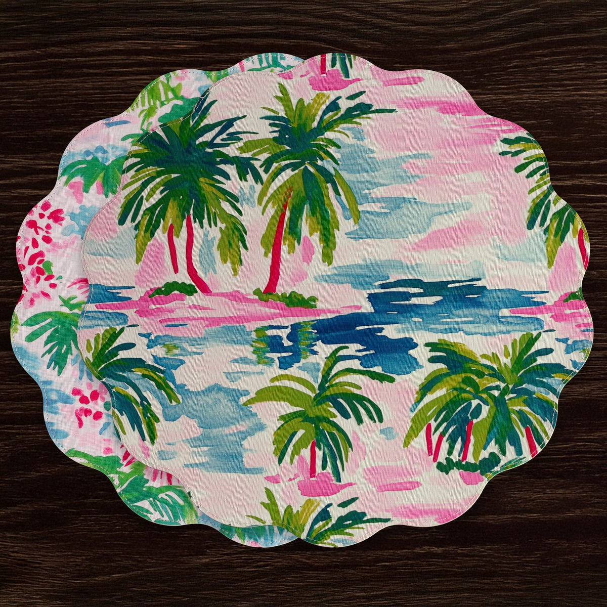 vida-palm-trees-reversible-round-placemats-set-of-4-multi