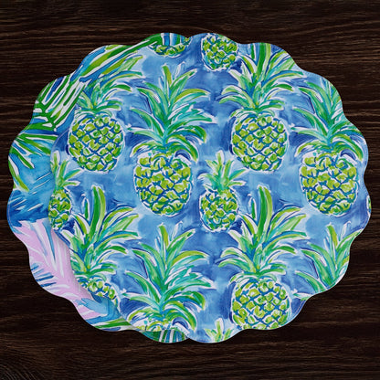 vida-pineapples-palms-reversible-round-placemats-set-of-4-blue-green