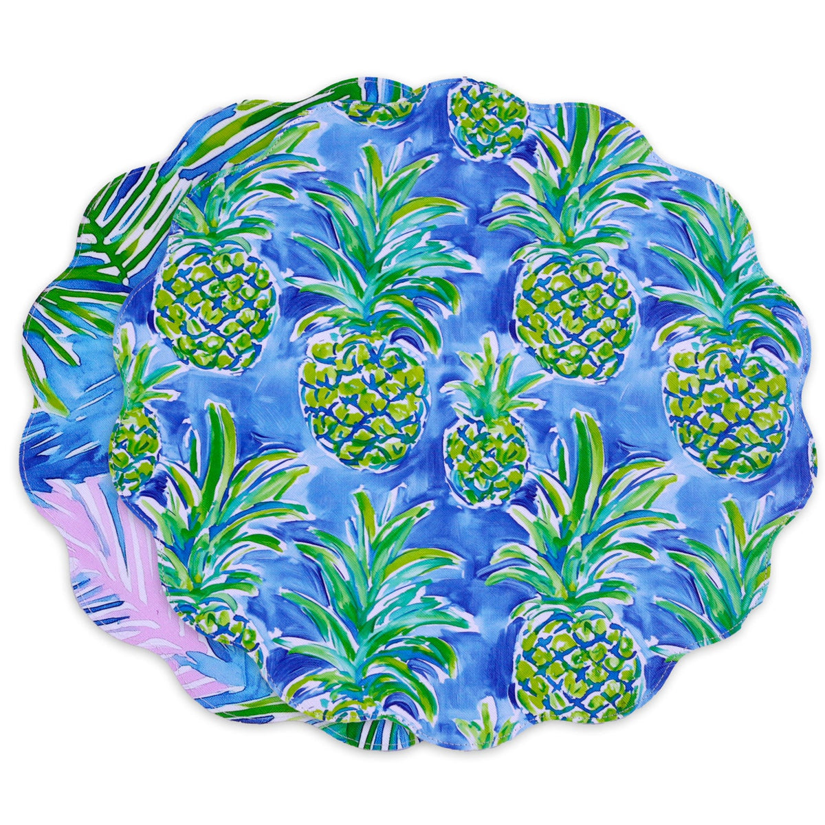 vida-pineapples-palms-reversible-round-placemats-set-of-4-blue-green
