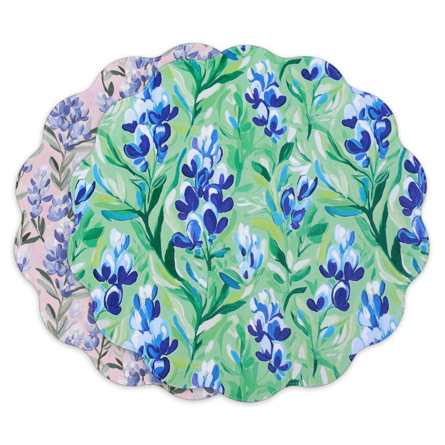 vida-bluebells-flowers-reversible-round-placemats-set-of-4-pink-green