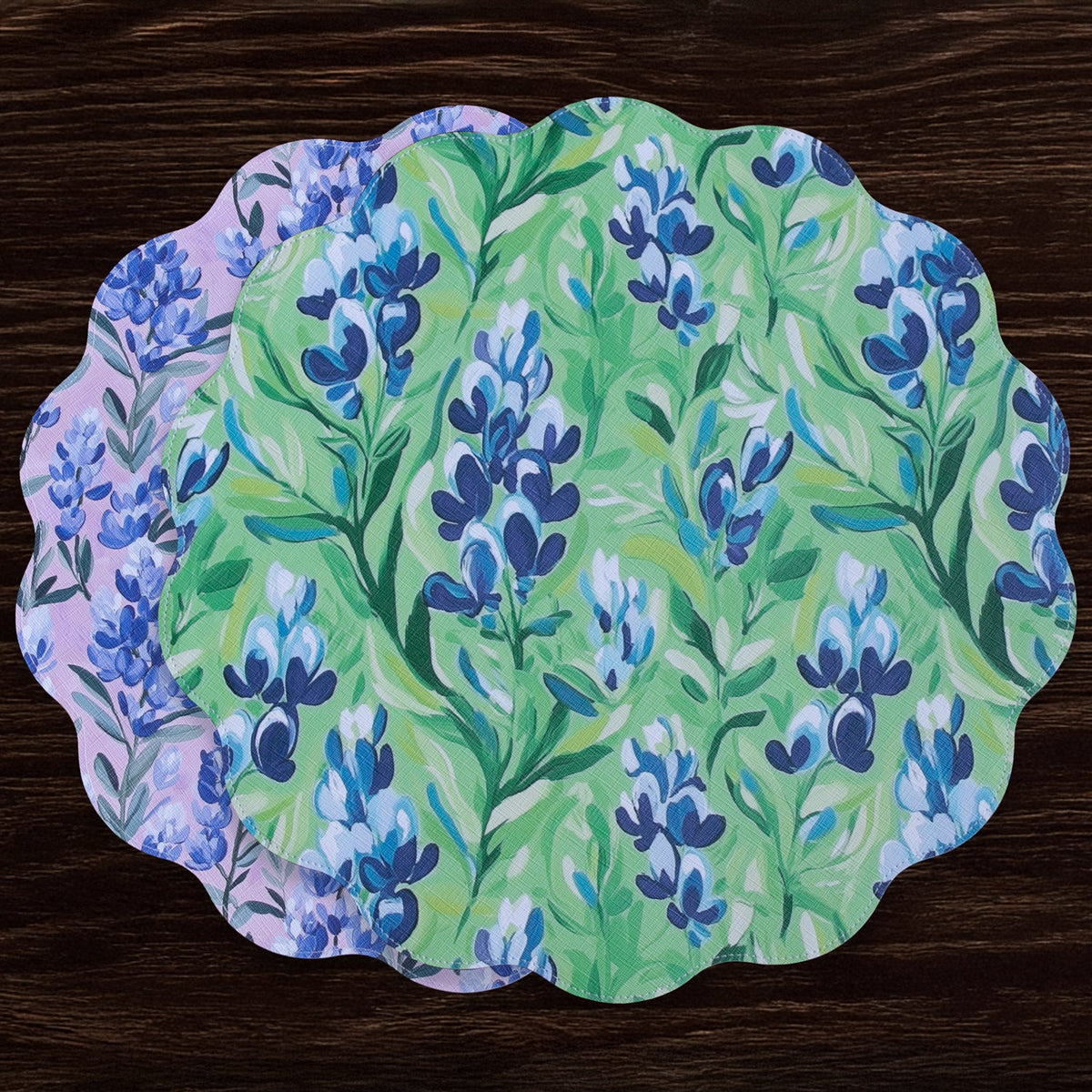 vida-bluebells-flowers-reversible-round-placemats-set-of-4-pink-green