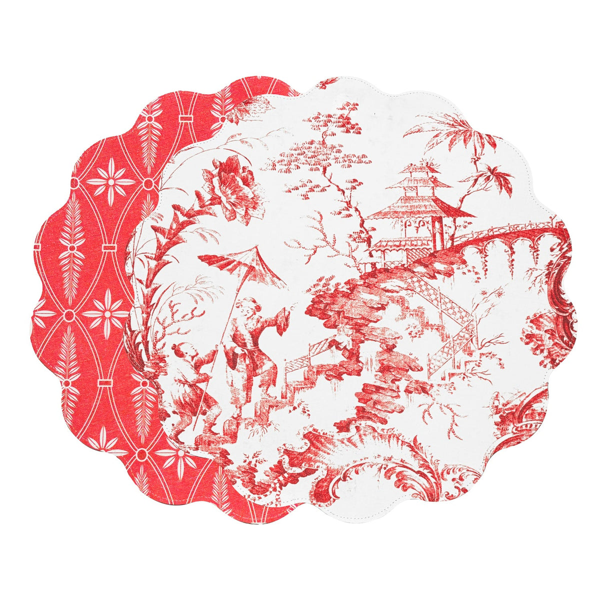 vida-chinoiserie-and-trellis-reversible-round-placemats-set-of-4-red-white