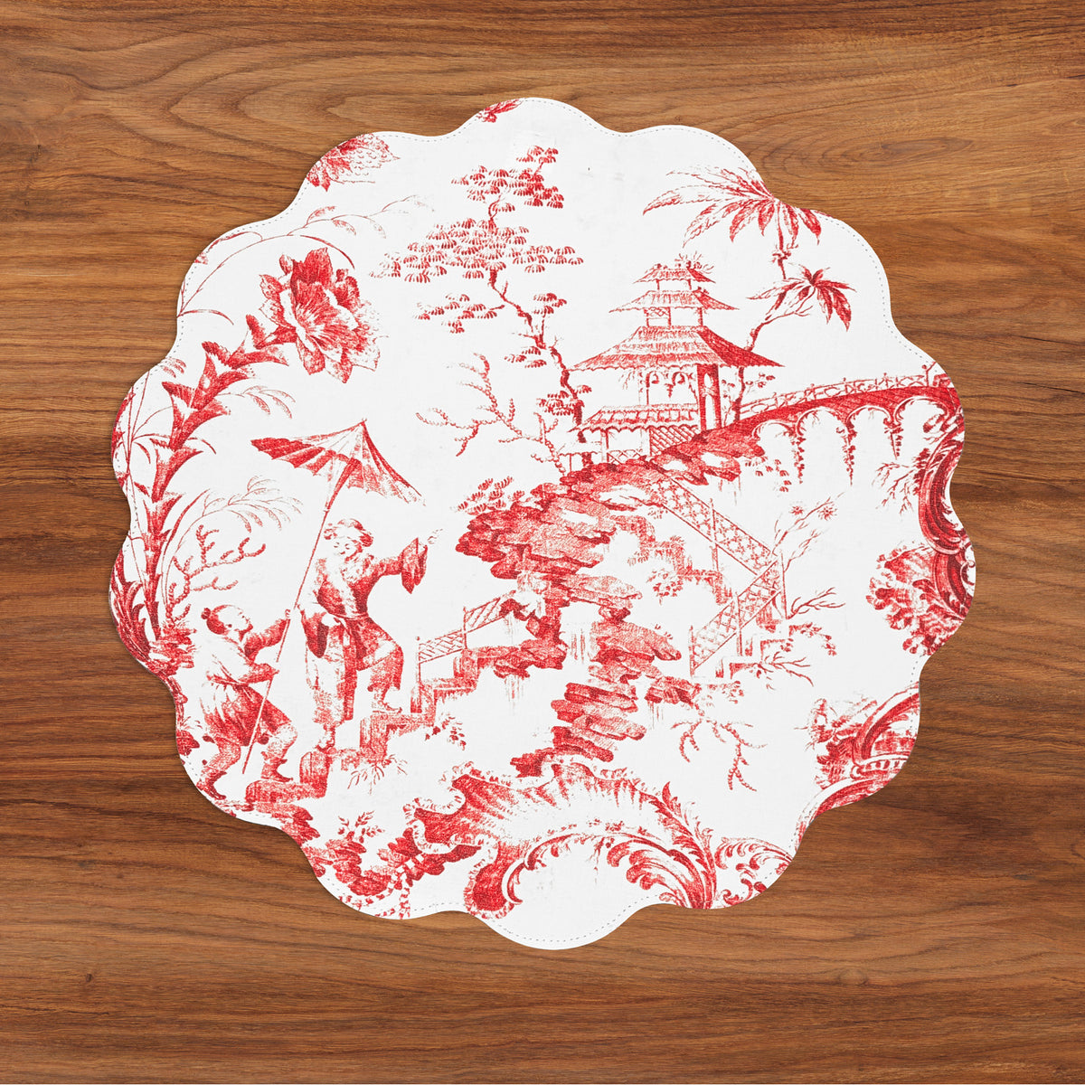 vida-chinoiserie-and-trellis-reversible-round-placemats-set-of-4-red-white