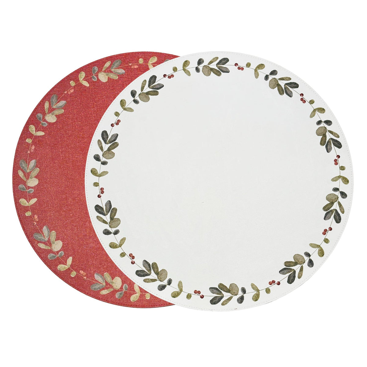 vida-holly-reversible-round-placemats-set-of-4-red-green