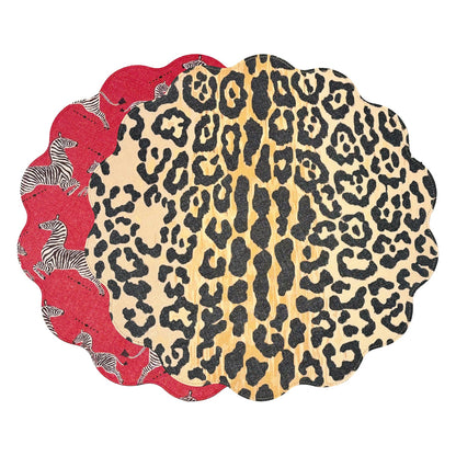 vida-cheetah-and-zebra-reversible-round-placemats-set-of-4-red-black