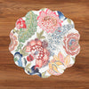 VIDA Eggplant and Pink Reversible Round Placemats Set of 4 (Blue & Pink)