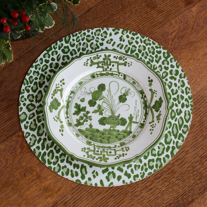 vida-faenza-9-salad-plate-set-of-4-white-and-green