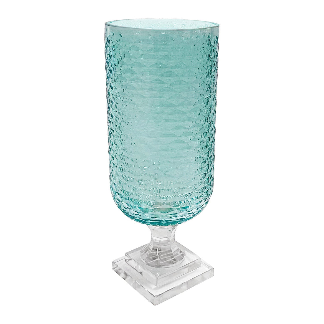 glass-eclat-tall-hurricane-pale-blue-clear