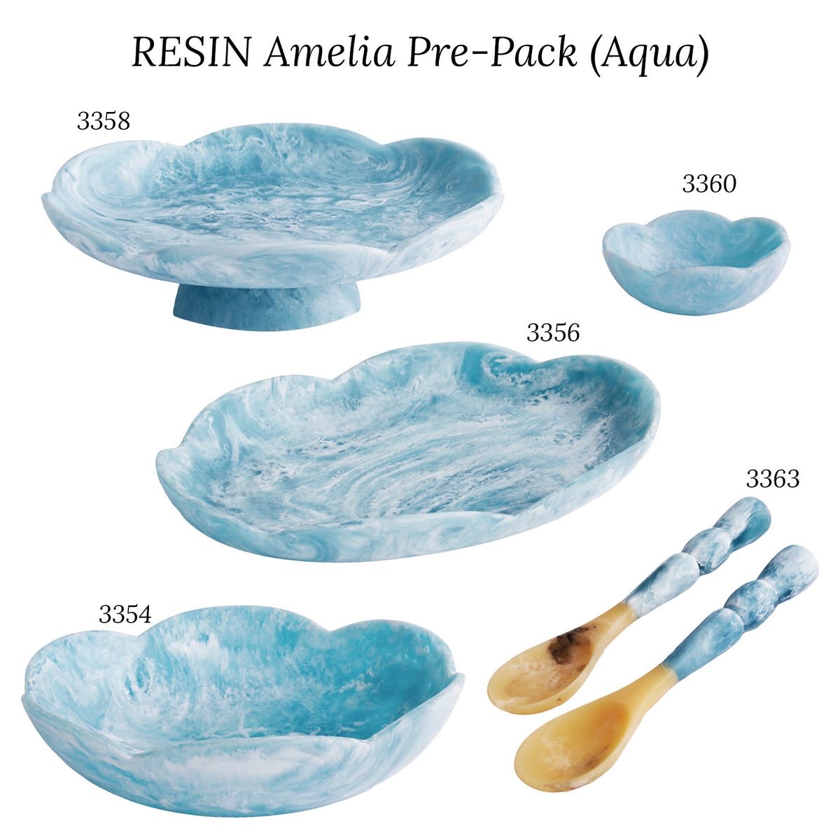 RESIN Amelia Pre-Pack (Aqua)