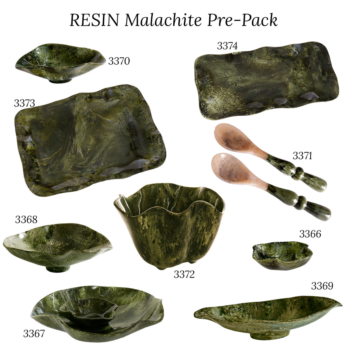 RESIN Malachite Pre-Pack