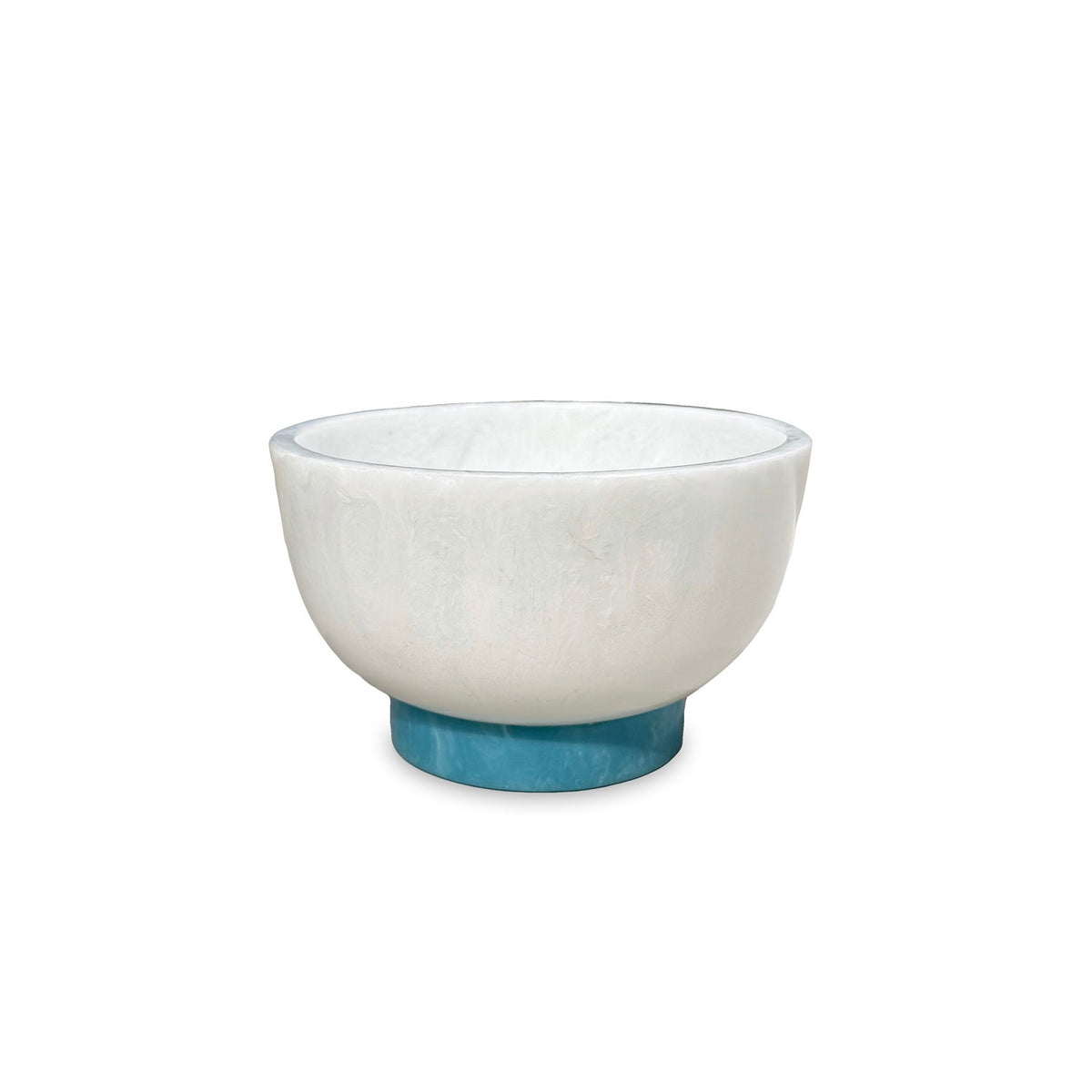 resin-rio-small-bowl-with-base-white-and-turquoise