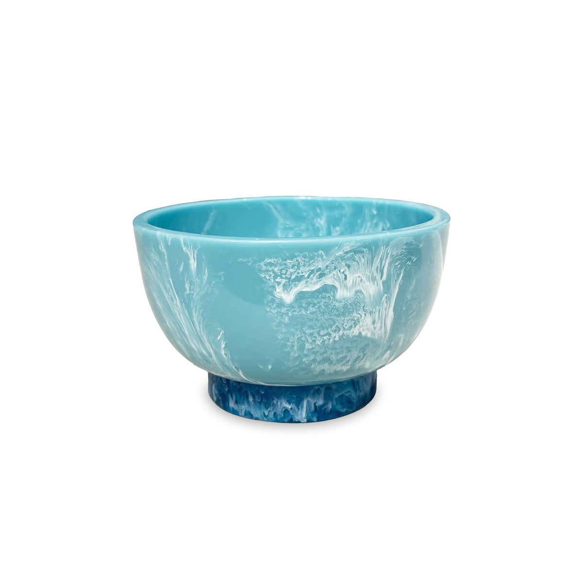 resin-rio-small-bowl-with-base-turquoise-and-blue