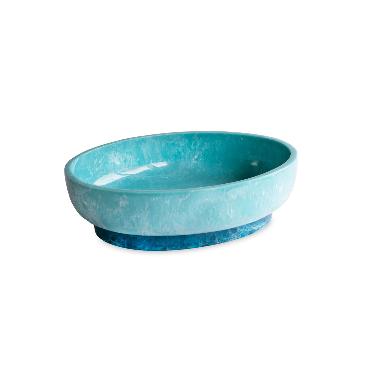 resin-rio-large-oval-bowl-with-base-turquoise-and-blue