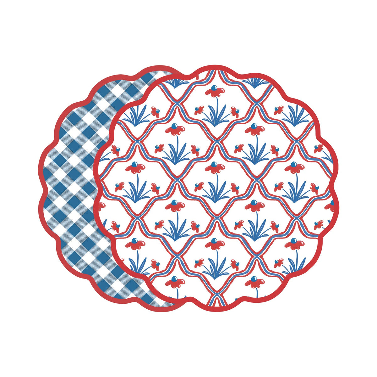 vida-americana-floral-and-gingham-reversible-placemats-set-of-4-red-blue
