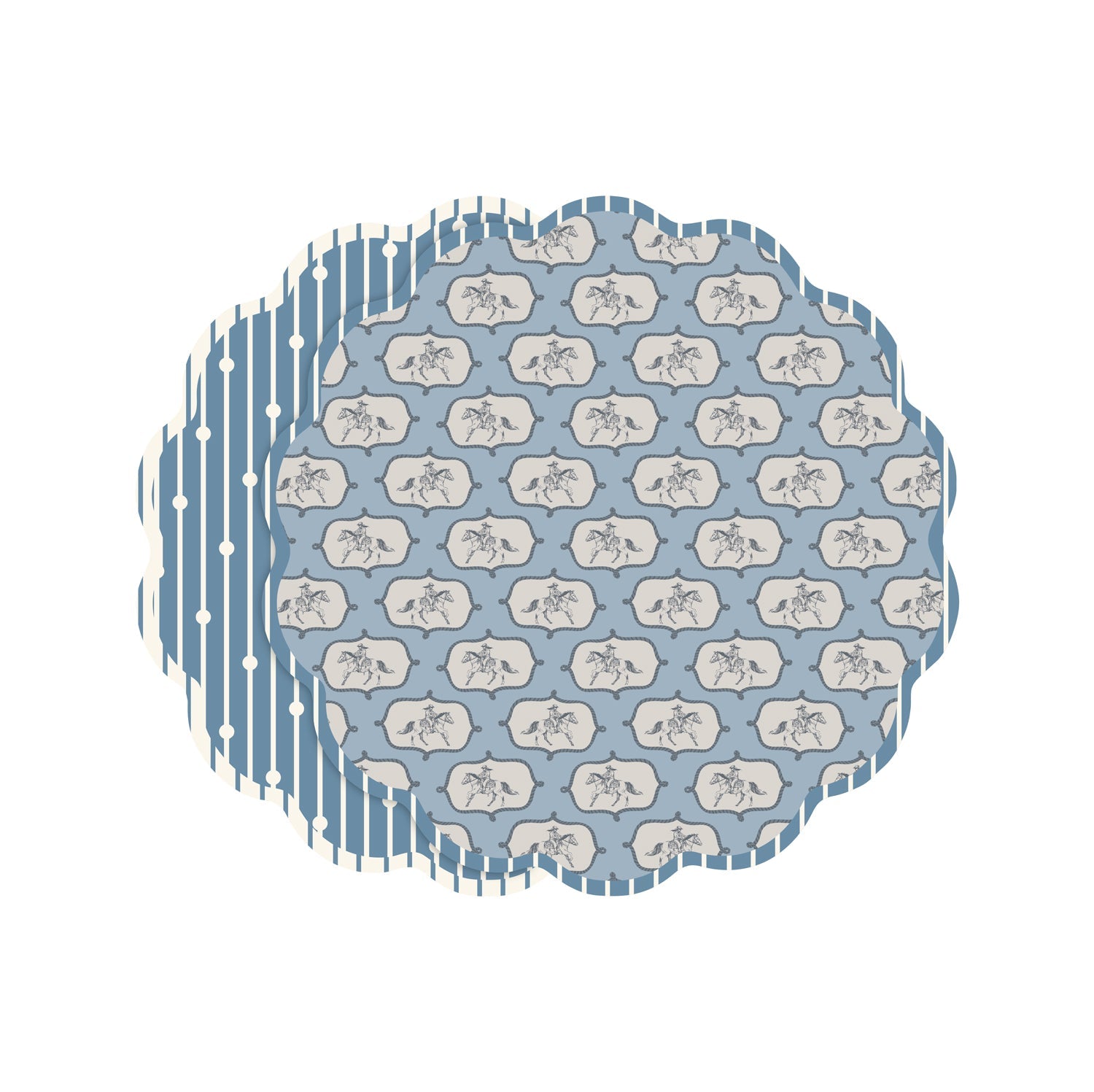 vida-cowboy-western-reversible-placemats-set-of-4-blue-white