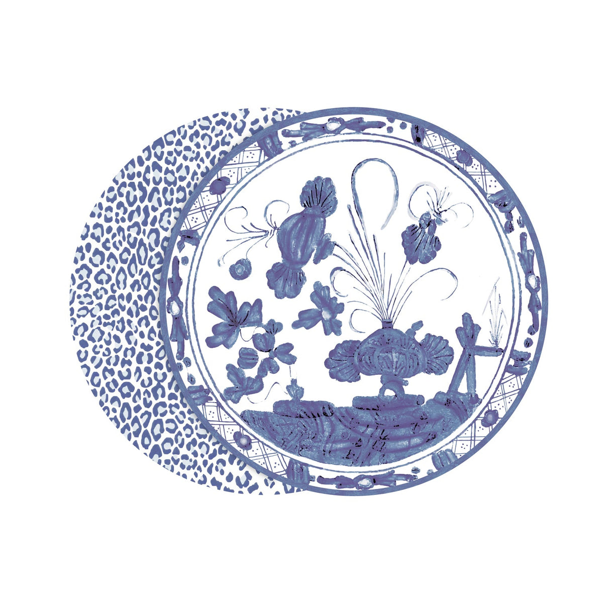 vida-faenza-and-leopard-reversible-placemats-set-of-4-blue-white