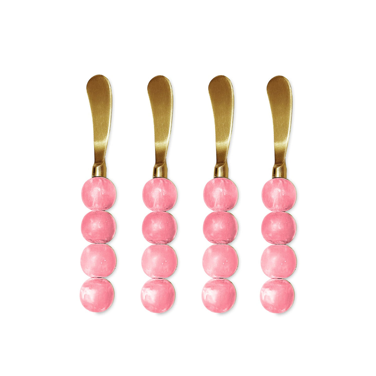 resin-sorbet-spreaders-set-of-4-raspberry
