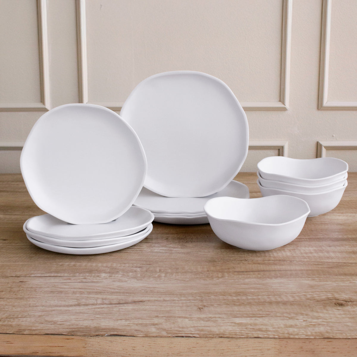 VIDA Nube Dinner Plate Set of 4 (White)