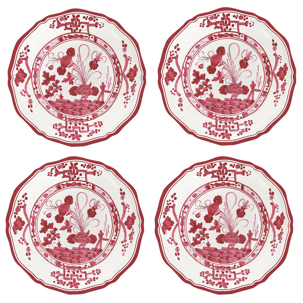 vida-faenza-appetizer-plate-set-of-4-red-and-white