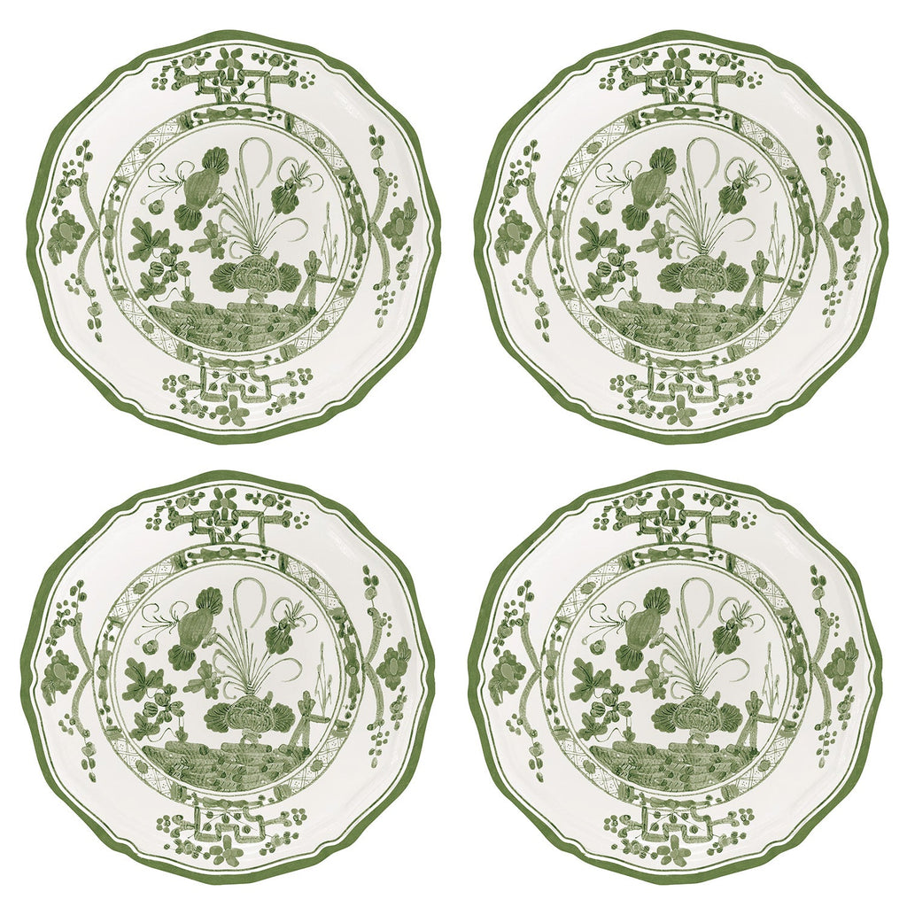 vida-faenza-appetizer-plate-set-of-4-green-and-white