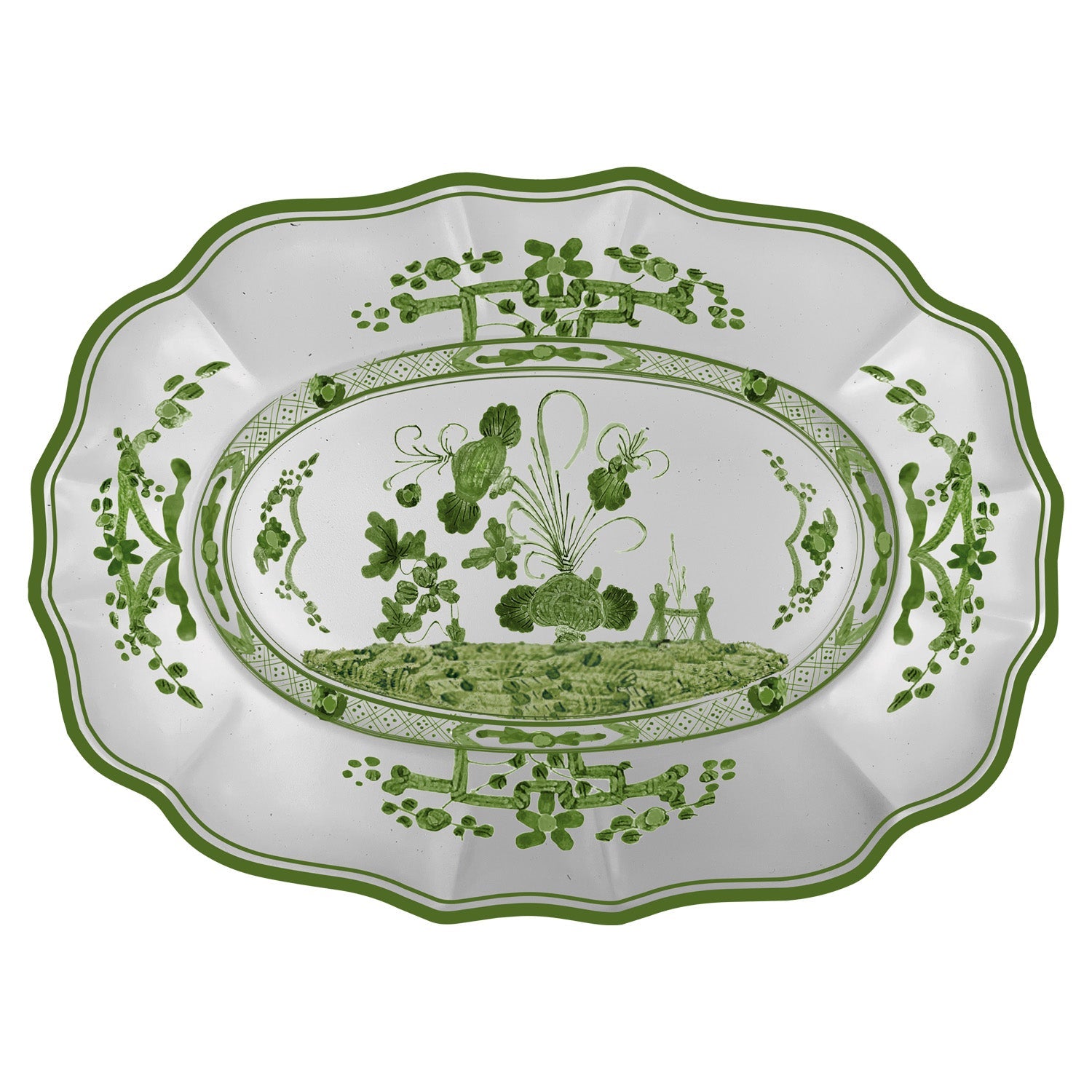 vida-faenza-large-oval-platter-green-and-white