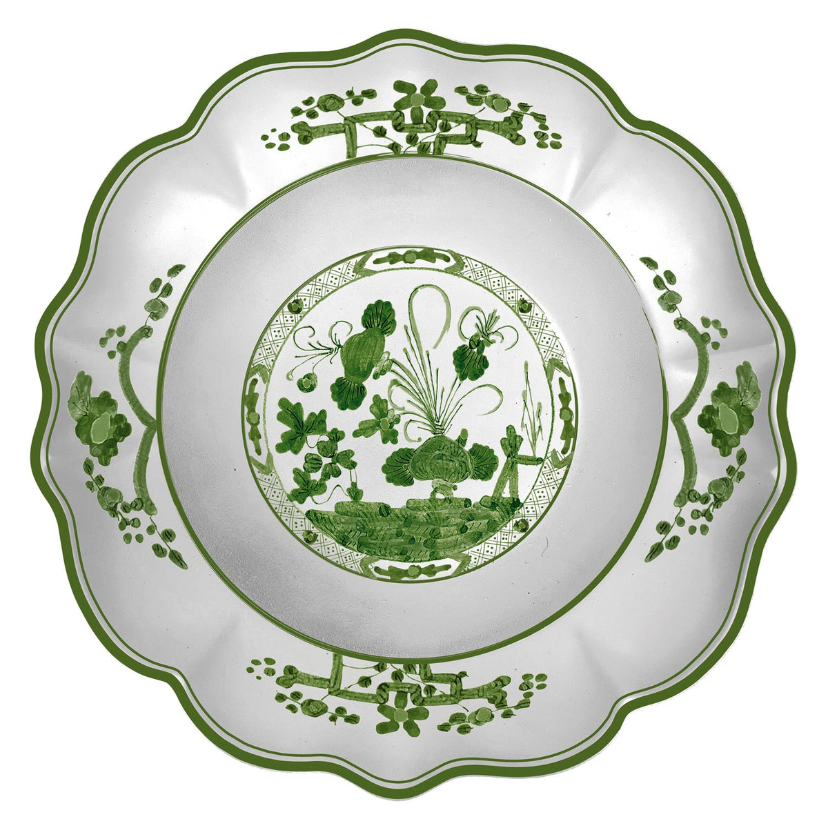 vida-faenza-bowl-green-and-white