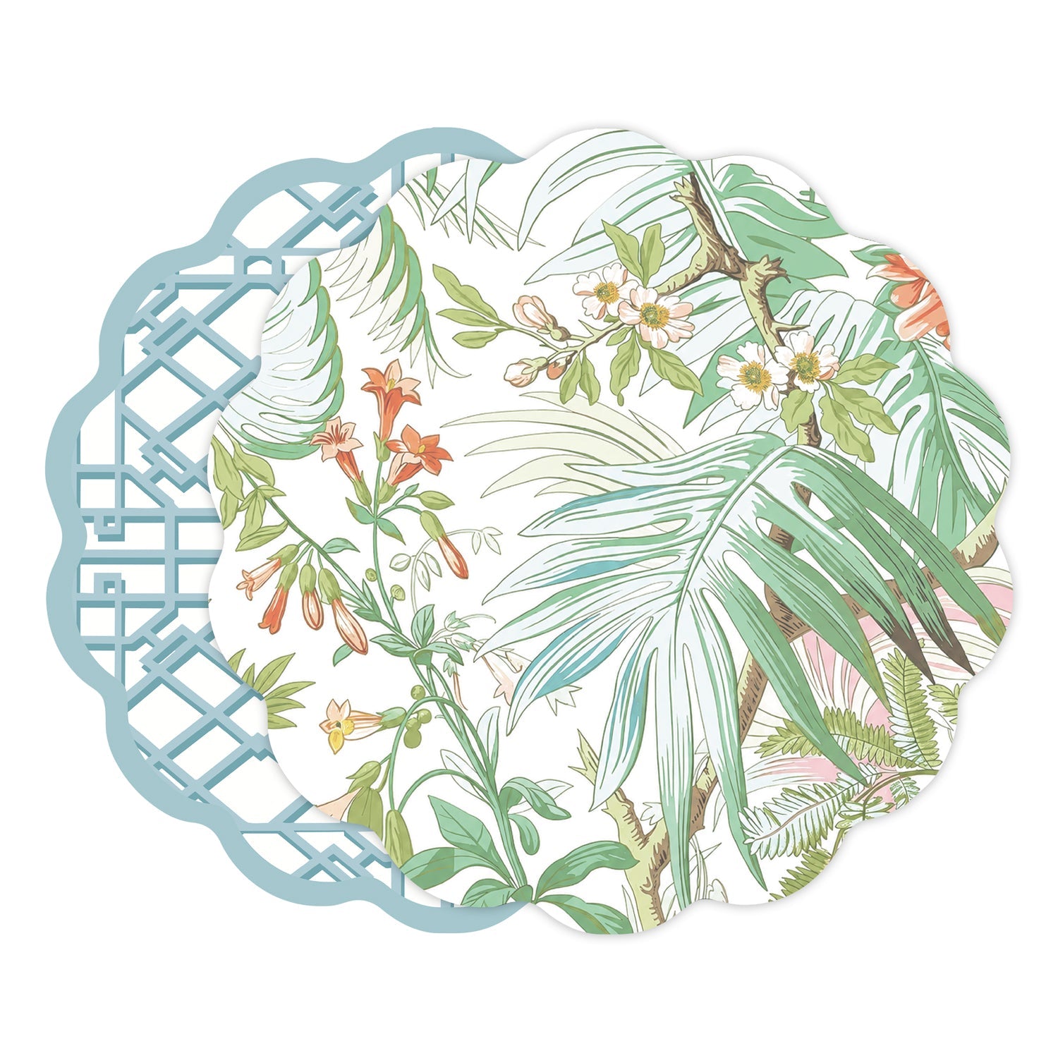 vida-tropical-and-trellis-reversible-placemats-set-of-4-green-blue