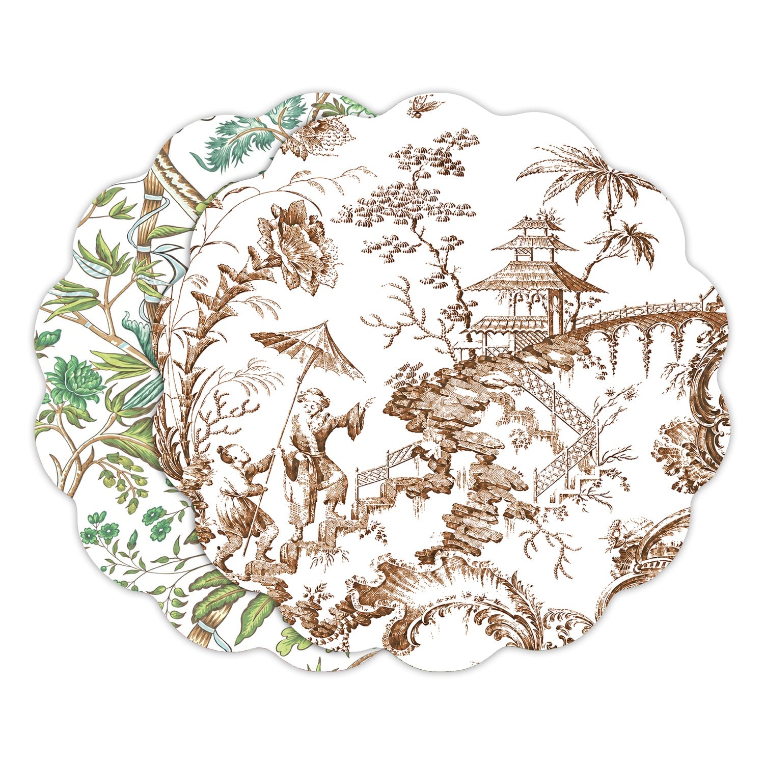 vida-chinoiserie-and-tropical-reversible-placemats-set-of-4-brown-and-floral