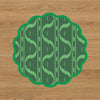 VIDA  Festive Reversible Placemats Set of 4 (Green & Red)