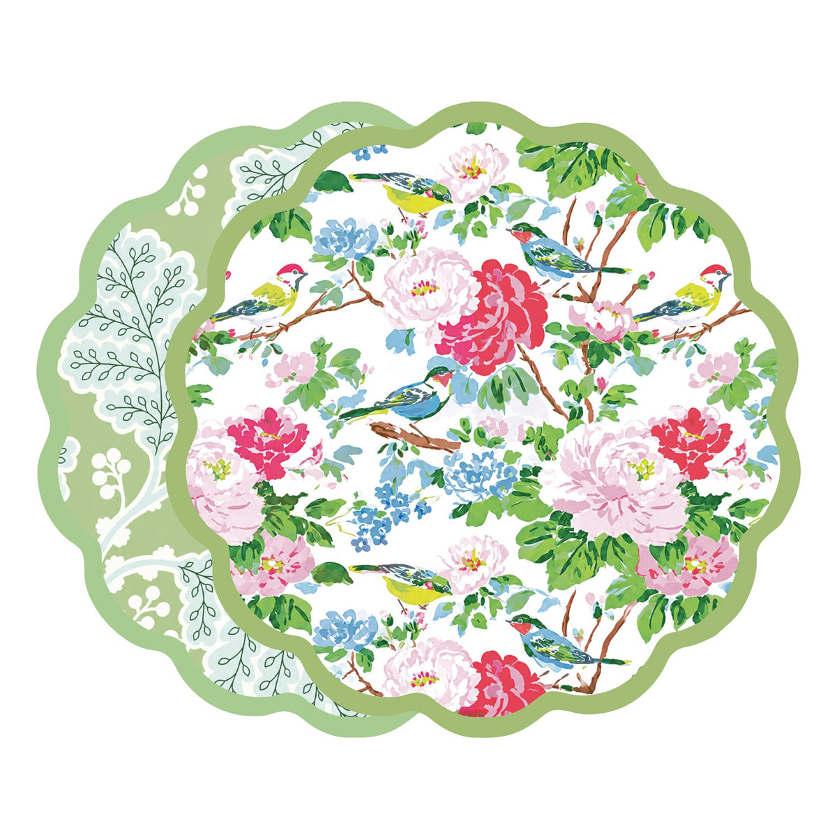 vida-blue-birds-and-leaves-reversible-placemats-set-of-4-blue-green
