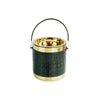 croc-leather-ice-bucket-green