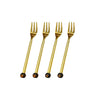 resin-tortoise-shell-appetizer-fork-set-of-4-gold