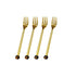 resin-tortoise-shell-appetizer-fork-set-of-4-gold
