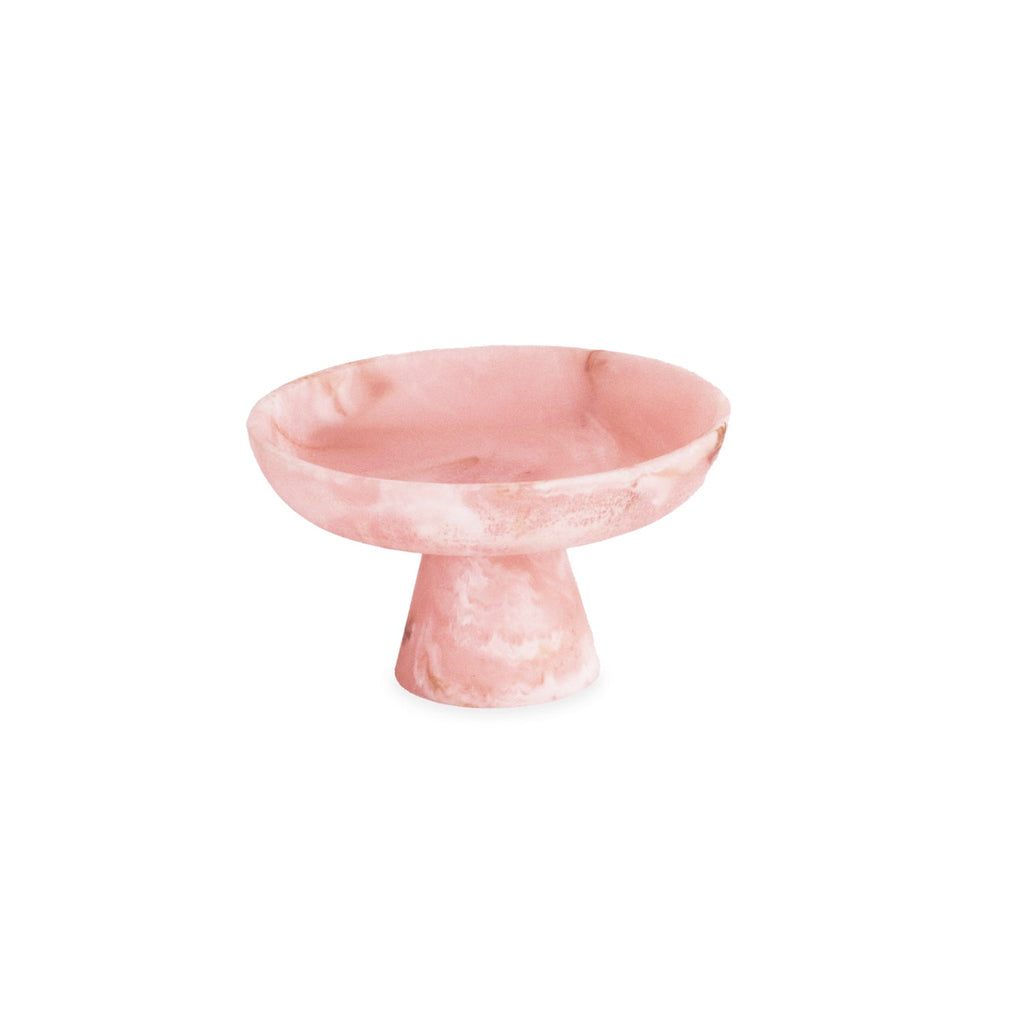 resin-rosabella-mini-pedestal-white-swirl
