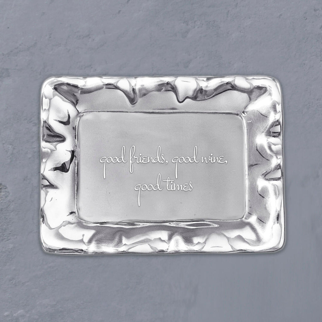 beatriz-ball-wholesale-giftables-vento-rectangular-engraved-tray-good-friends-good-wine-good-times