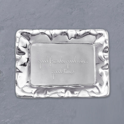 beatriz-ball-wholesale-giftables-vento-rectangular-engraved-tray-good-friends-good-wine-good-times