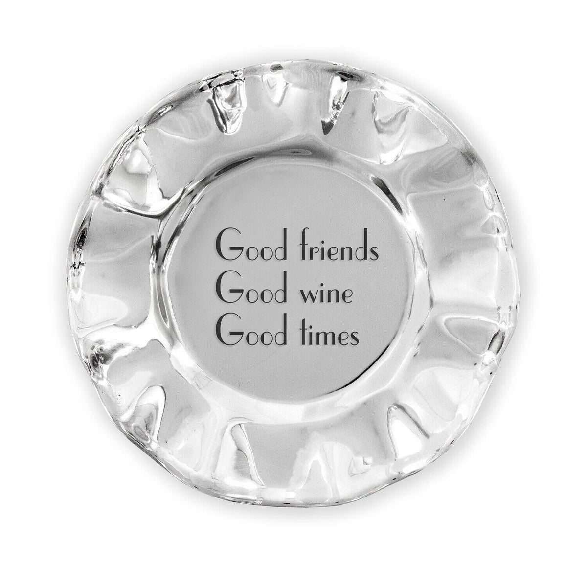 beatriz-ball-wholesale-giftables-vento-wine-plate-good-friends-good-wine-good-times