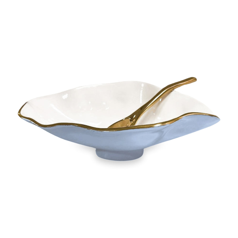 beatriz-ball-wholesale-encanto-claire-small-oval-bowl-with-spoon-periwinkle-white-and-gold