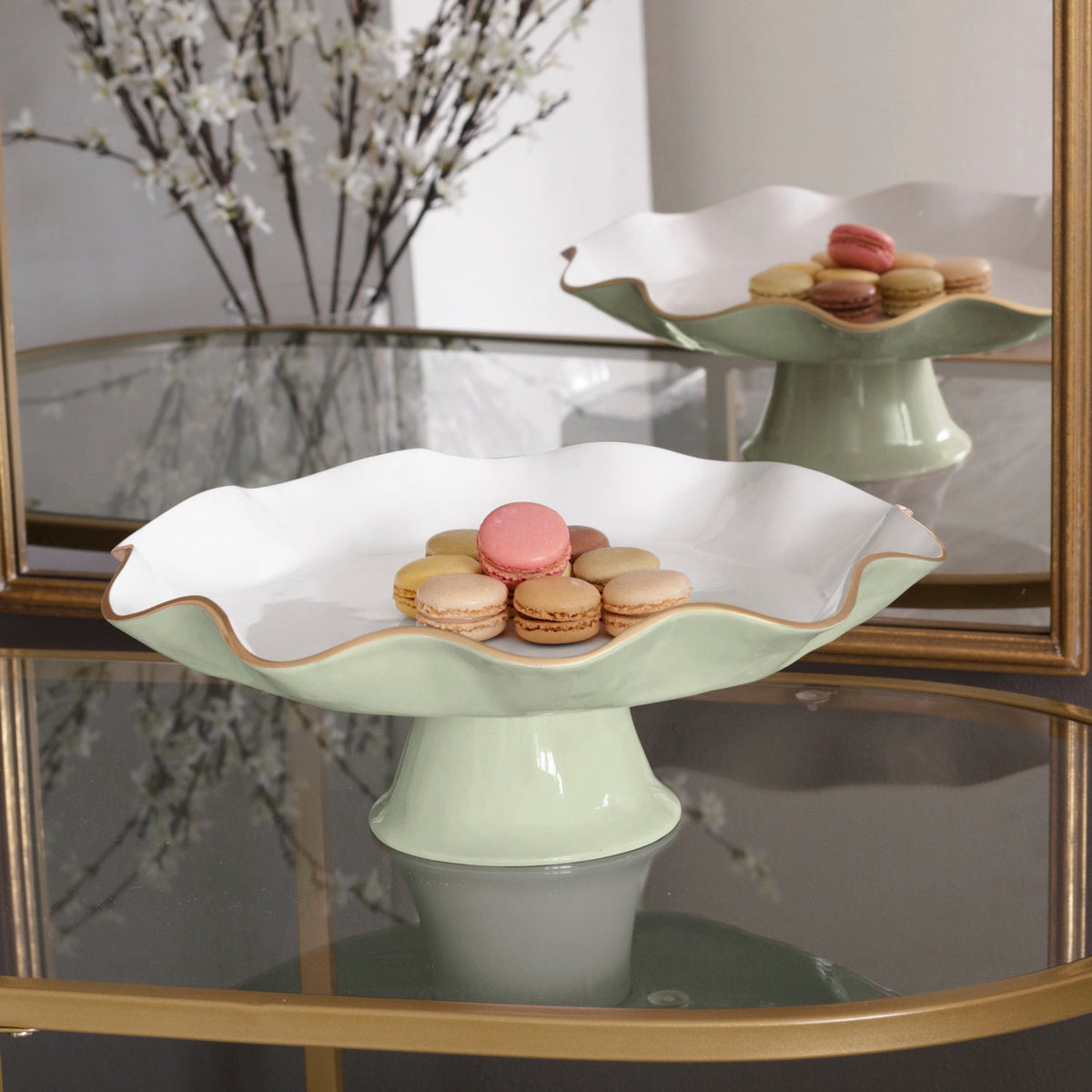 encanto-carola-pedestal-cake-plate-pistachio-and-white