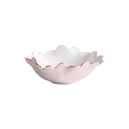 ENCANTO Colette Mini Round Bowl  (Camellia and White)