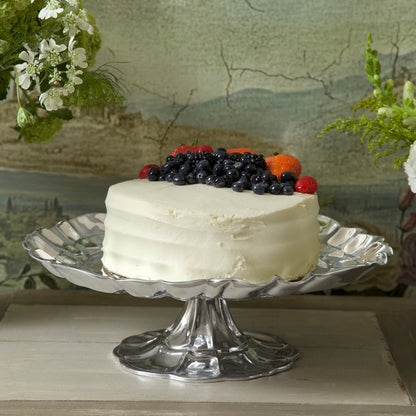 TUSCANY  Pedestal Cake Plate