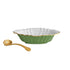 encanto-tuscany-small-oval-bowl-with-spoon-green-leaf-and-white