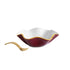 encanto-carola-small-round-bowl-w-spoon-bordeaux-and-white