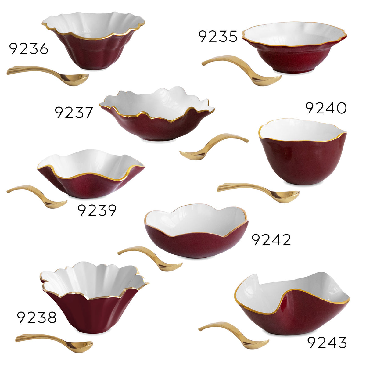 ENCANTO Giftables Pre-Pack 2 each of the 8 styles (Bordeaux and White)